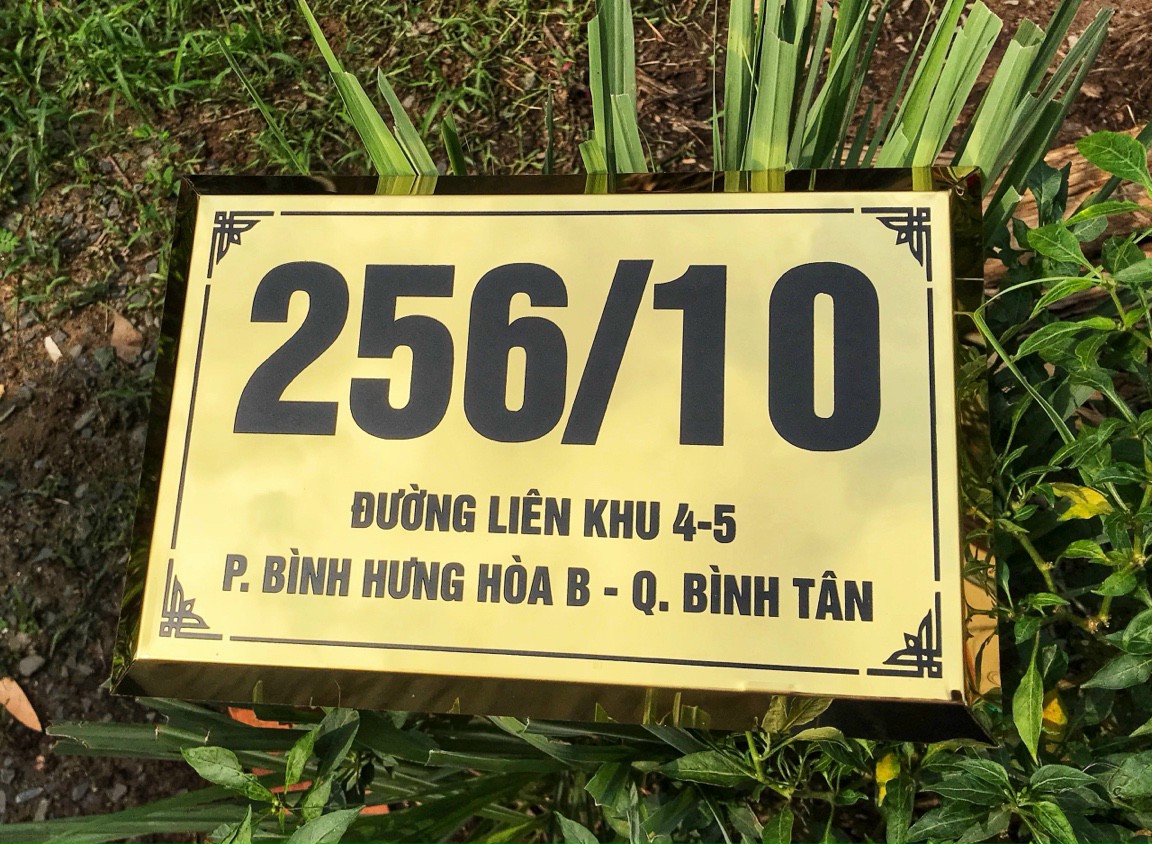 in bảng số nhà